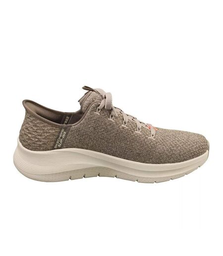 Mens arch fit 2.0 look ahead shoes taupe Skechers