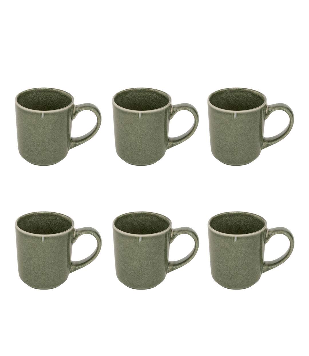 Lot de 6 Mugs Terre Inconnue 42cl Kaki-1