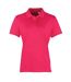 Polo coolchecker femme rose vif Premier