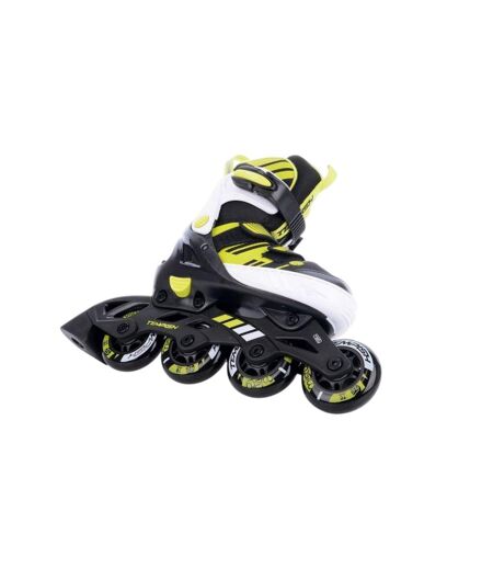 Patins À Roulettes Alignées Misty Duo Enfant 30-32 Fr Noir Jaune Tempish