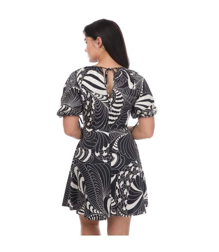 Robe courte manches bouffantes faridda femme noir Ted Baker