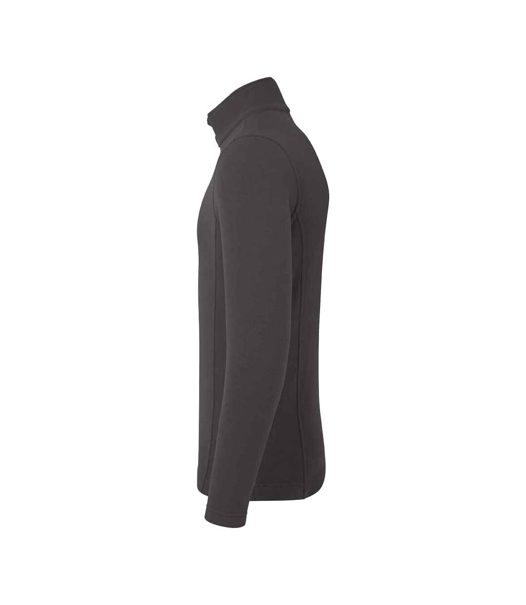 Unisex adult recyclight quarter zip fleece dark grey Premier-3