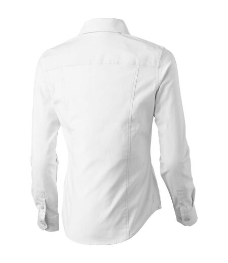 Chemisier manches longues vaillant femme blanc Elevate