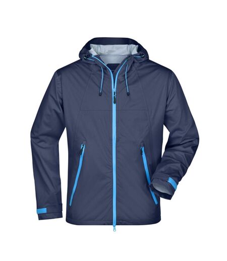 Veste Softshell Homme Bleu Marine Cobalt James And Nicholson