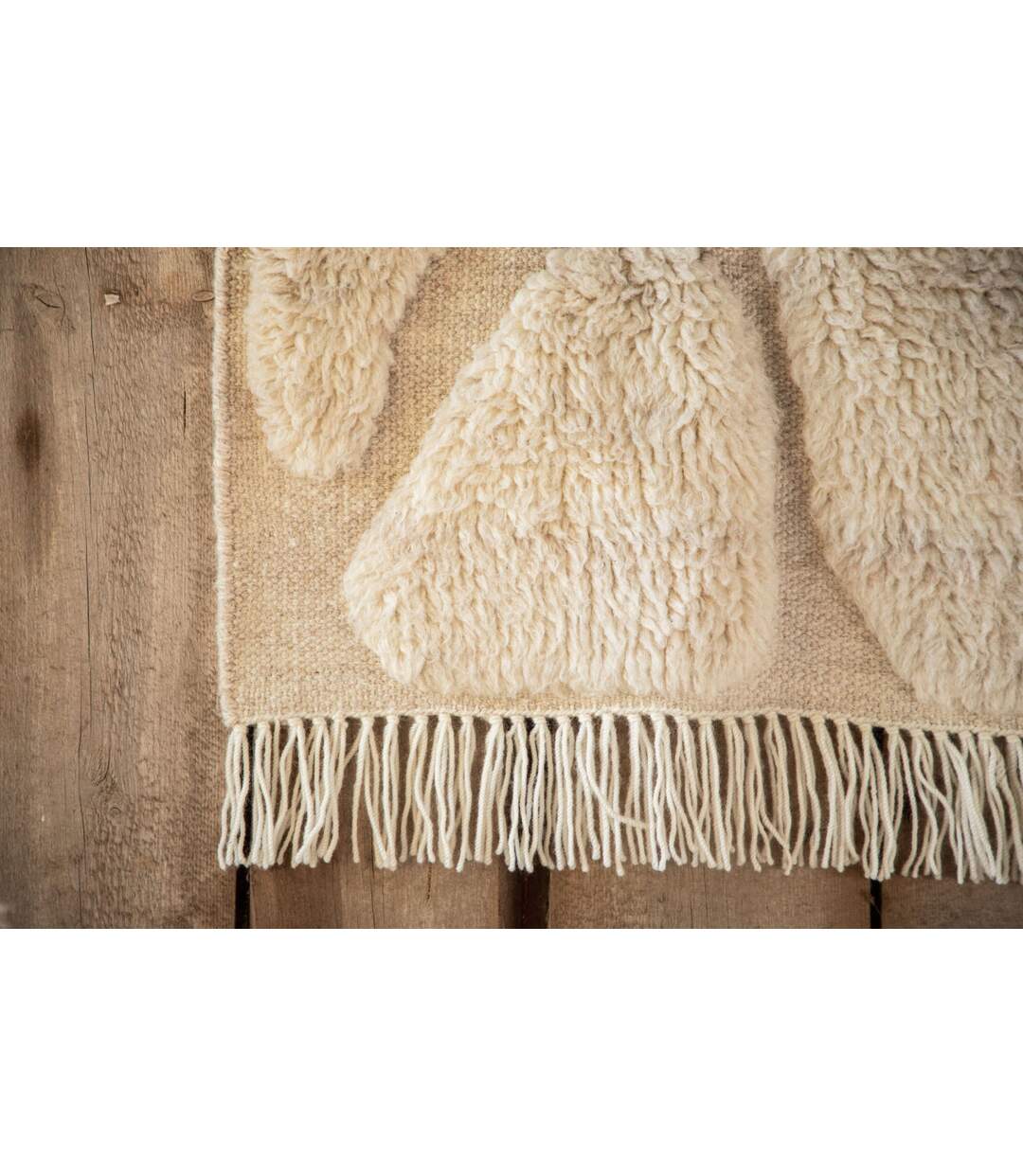 Déco Murale en Laine Jakobso 62cm Naturel-3