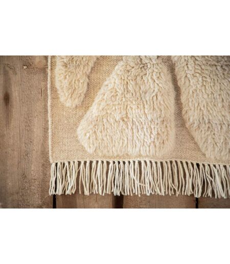 Déco Murale en Laine Jakobso 62cm Naturel