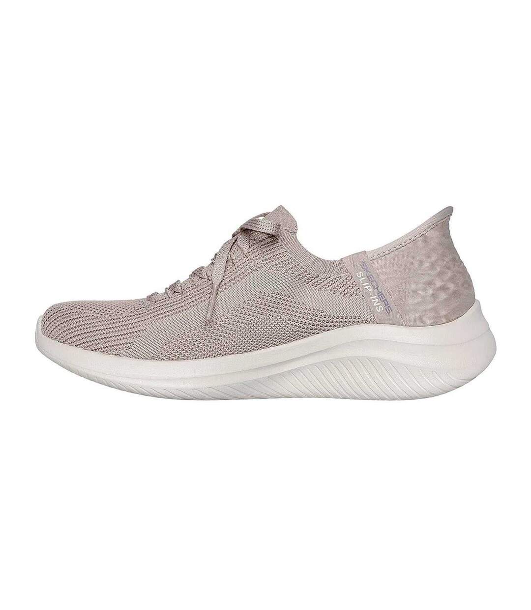Womens/ladies Ultra Flex 3.0 Brilliant Trainers Beige Skechers-2