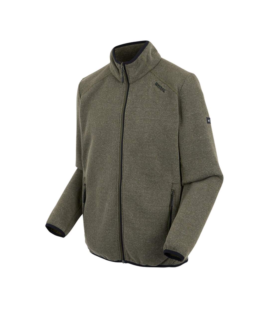 Veste Polaire Torrens Homme Vert Kaki Foncé Regatta-4