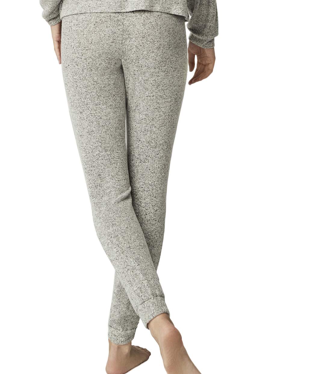 Tenue détente pyjama pantalon top manches longues BASIC P82 Selmark-3