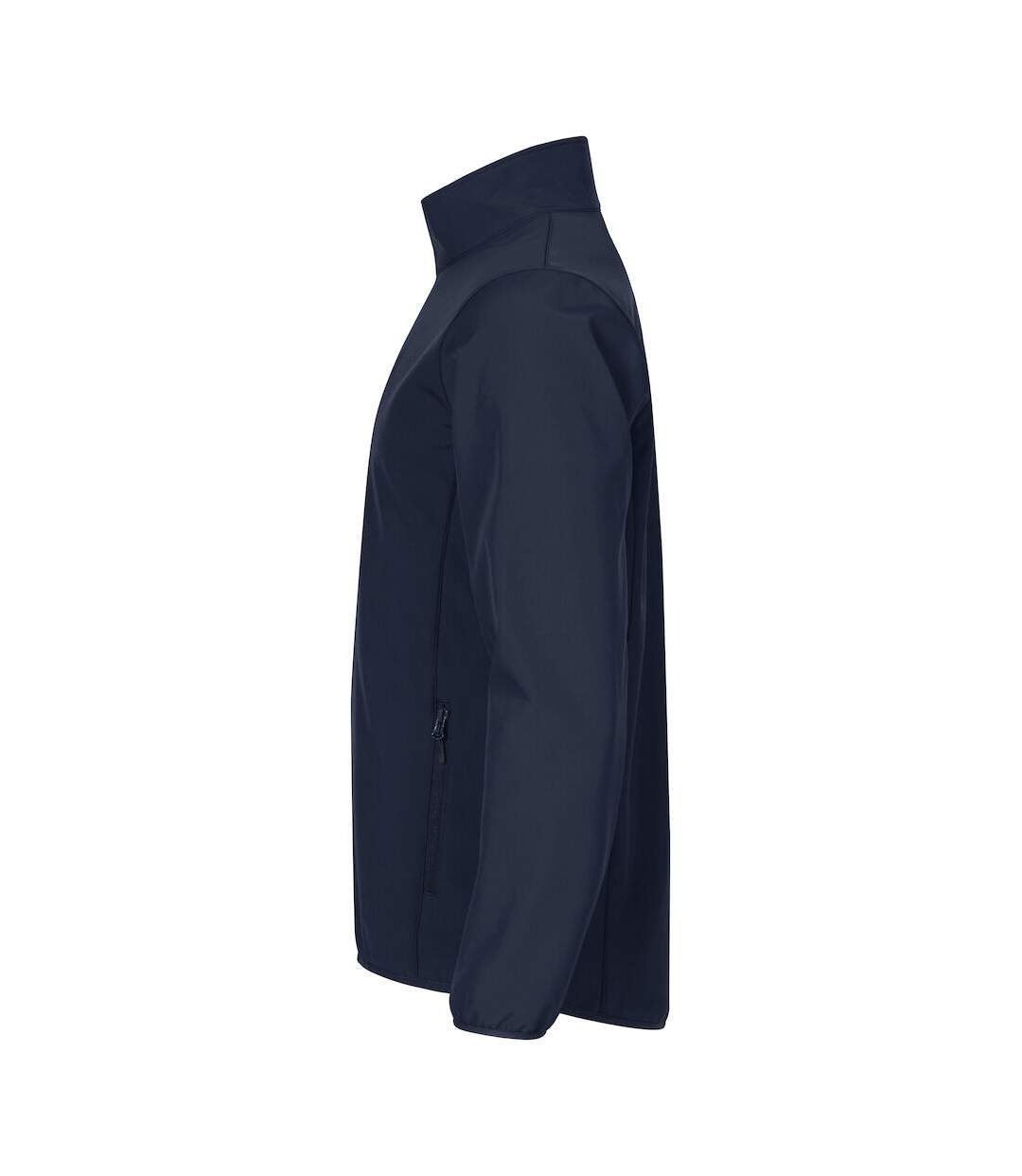 Mens Classic Soft Shell Jacket Dark Navy Clique-3