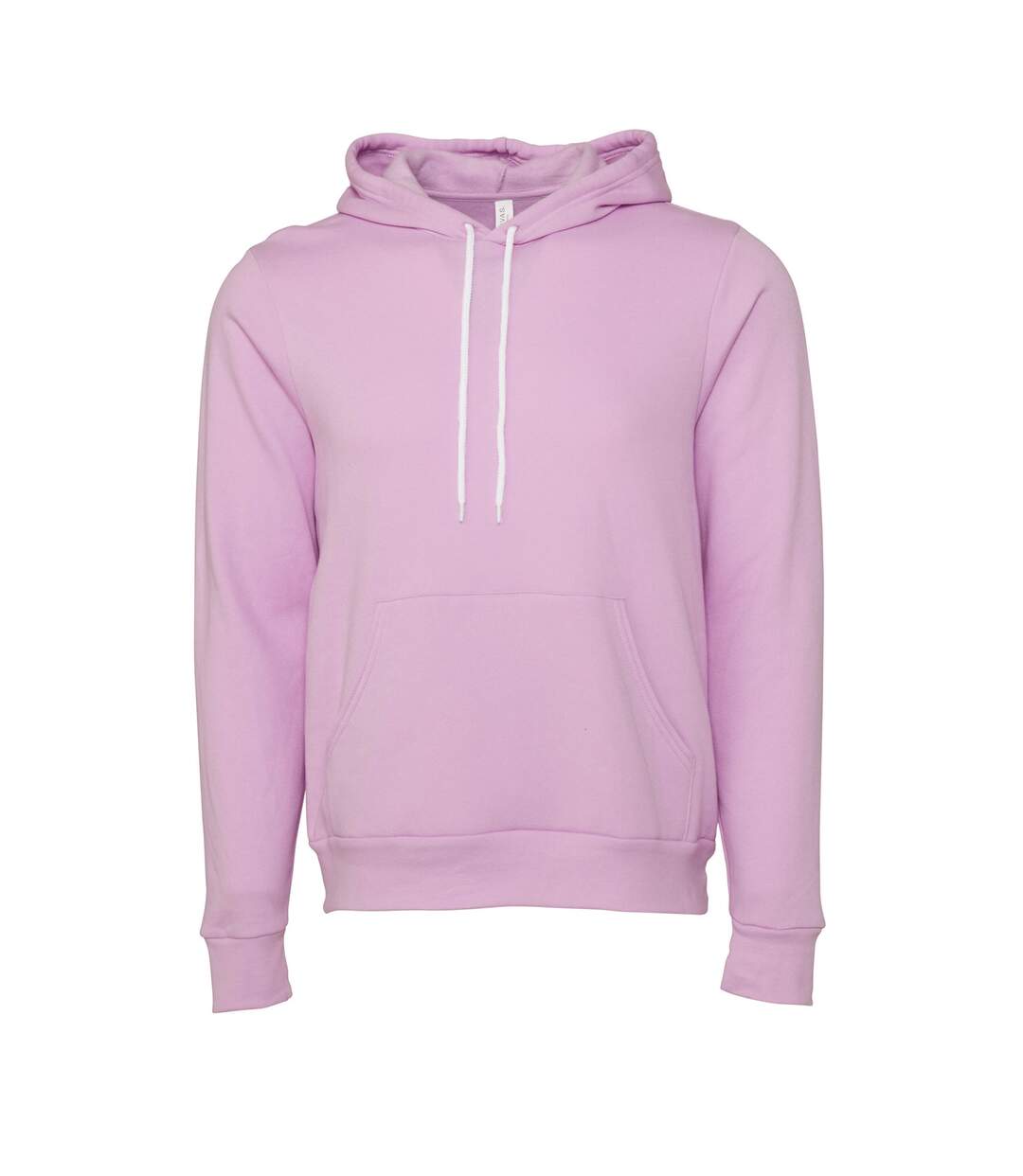 Sweatshirt polaire à capuche unisexe lilas Bella + Canvas