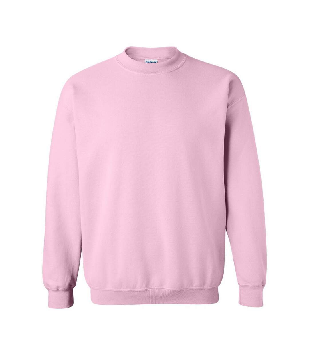 Unisex adult heavy blend crew neck sweatshirt light pink Gildan-1