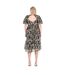 Robe Mi-longue Manches Bouffantes Femme Jaune Or Lovedrobe-2