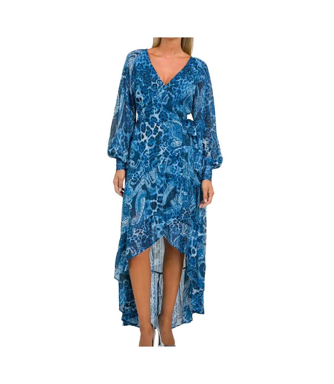 Robe Bleu à Motifs Femme Guess Nuovo Bahia - L-1