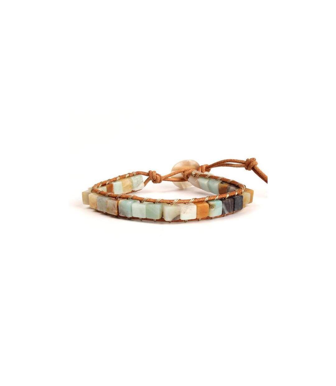 Bracelet Wrap en Amazonite-1