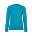 Sweat Femme Bleu Hawaïen B&C-1
