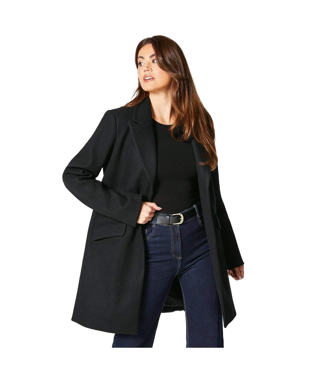 Manteau femme noir Principles-1