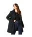 Manteau femme noir Principles