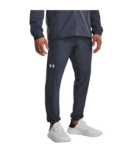 Mens Vanish Woven Jogging Bottoms Grey Under Armour