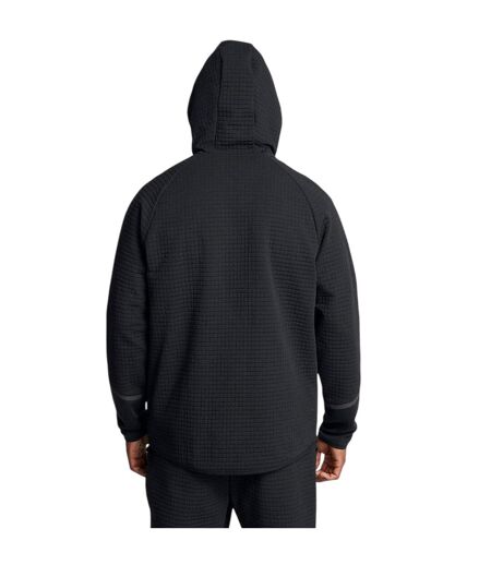Mens Unstoppable Textured Hooded Jacket Black Under Armour