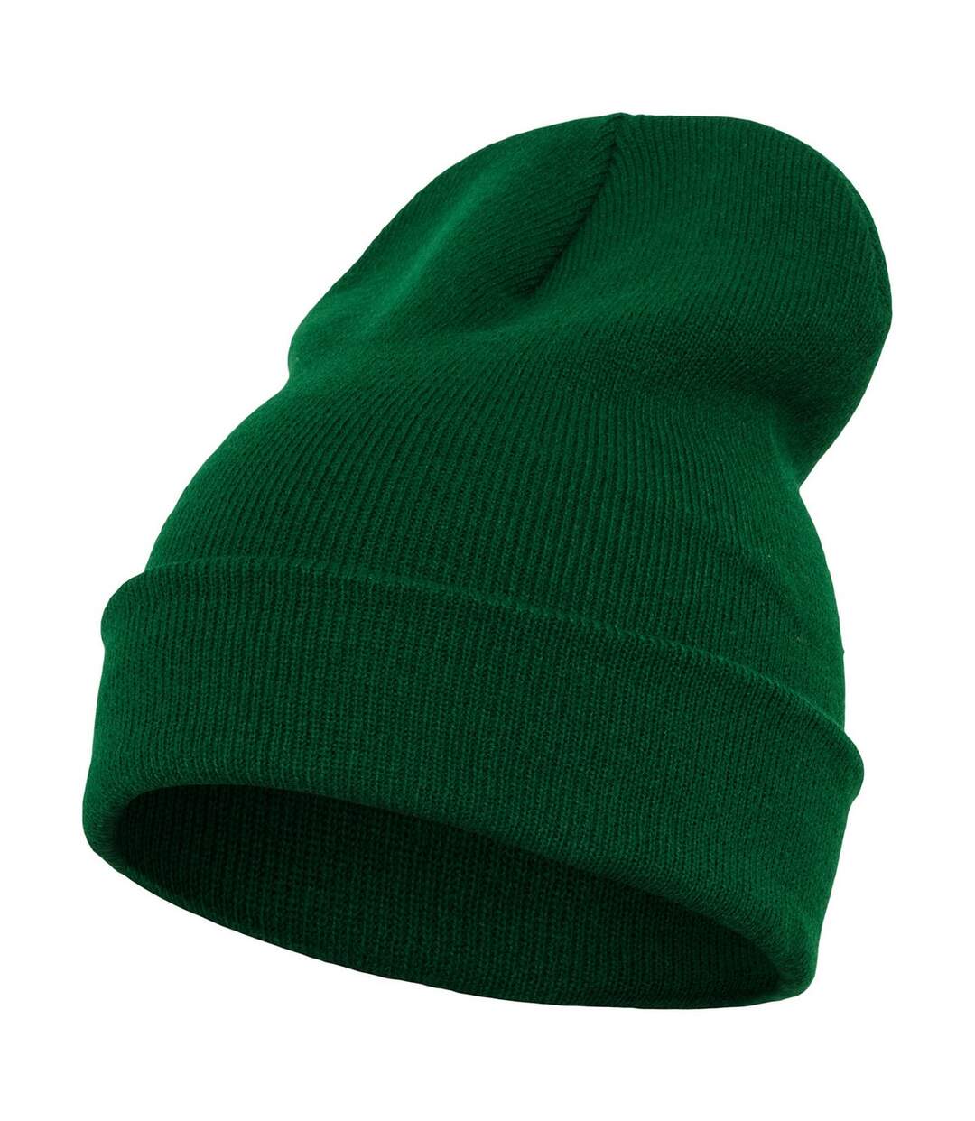 Bonnet épais long adulte unisexe vert sombre Yupoong