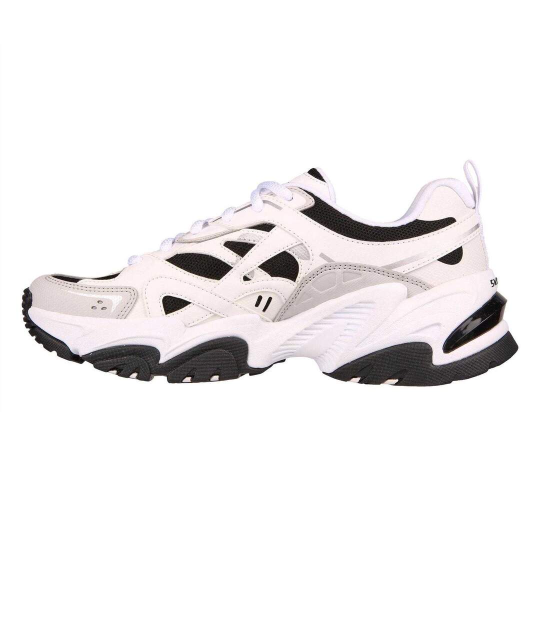 Baskets Staminav2 Femme Blanc Noir Skechers-2
