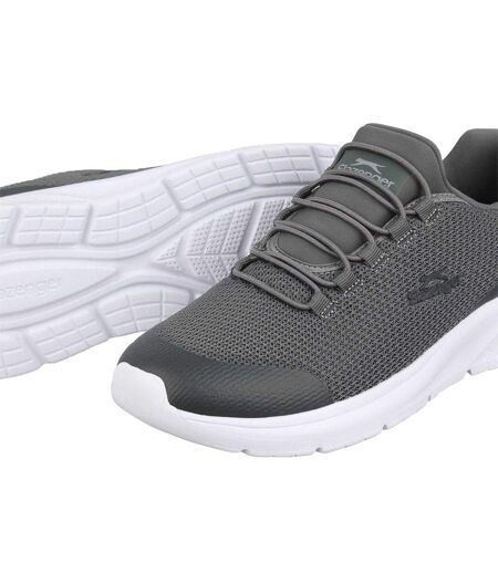 Mens Rotate Trainers Grey White Slazenger