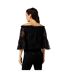 Haut À Épaules Dénudées Femme Rose Biba-3