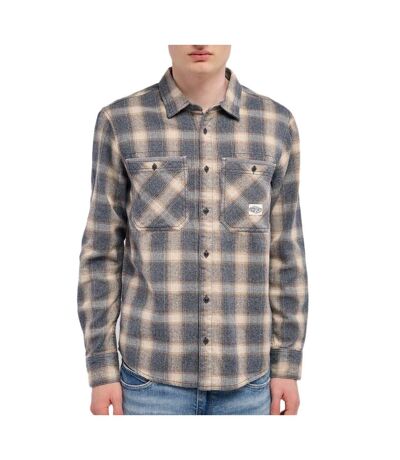 Chemise grise à carreaux homme teddy smith 10716621d - l