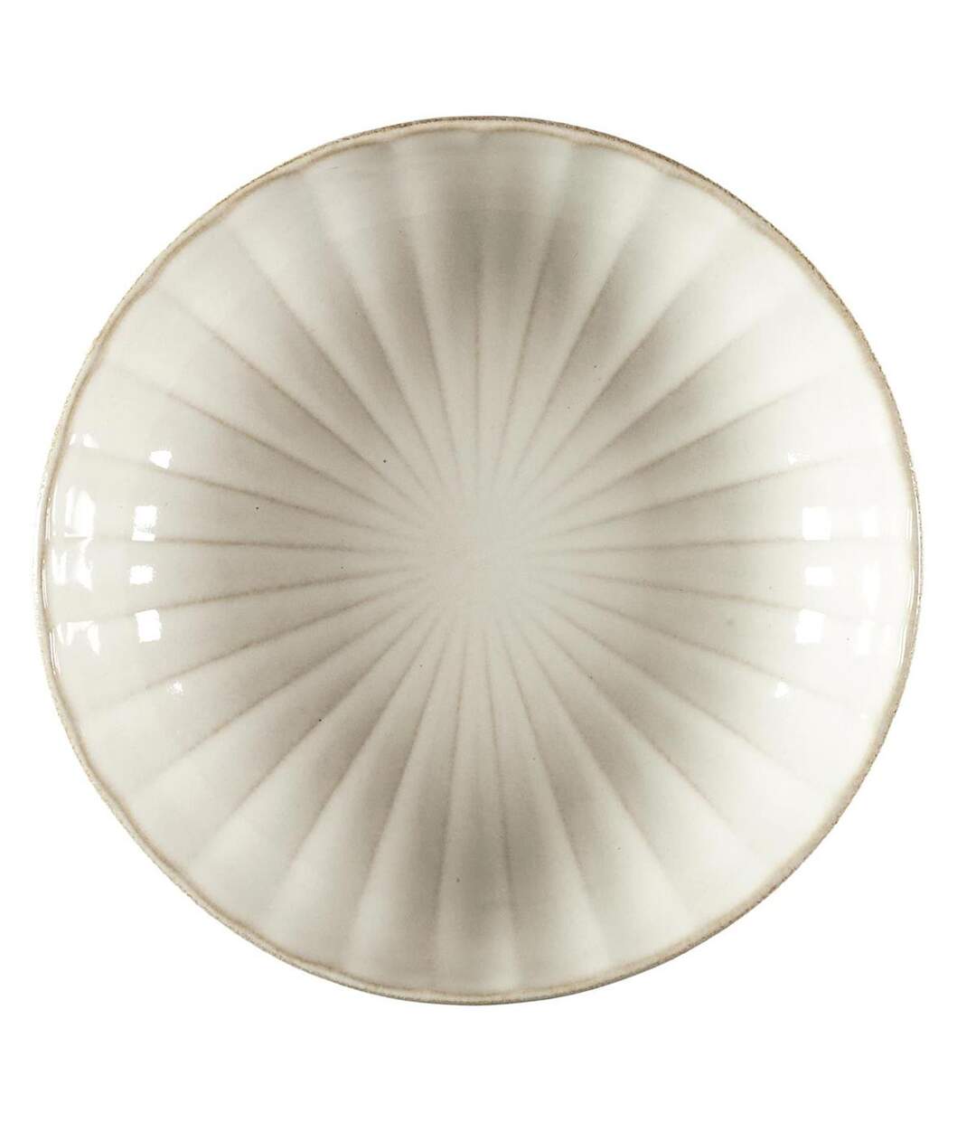 Lot de 6 Assiettes Creuses Vlora 25cm Beige-1