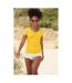 Fruit Of The Loom Ladies Lady-Fit Valueweight V-Neck Short Sleeve T-Shirt (Sunflower)
