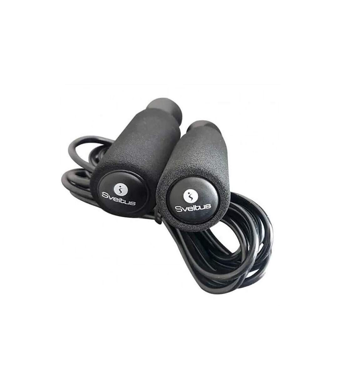 Corde à sauter noire mixte aerobic roulementts-2