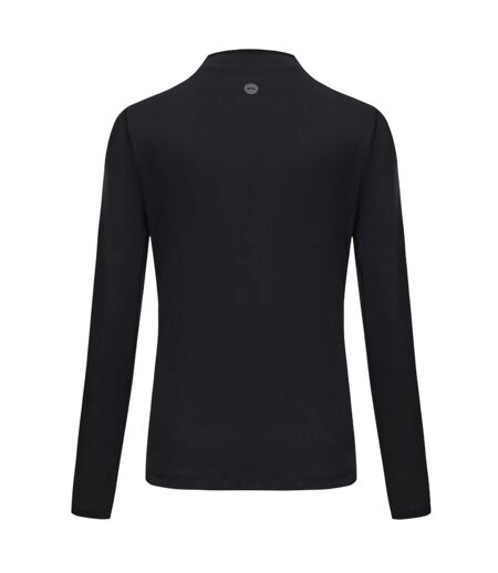 Womens/ladies Full Zip Fitness Track Jacket Black Slazenger