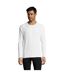 SOLS Mens Sporty Long Sleeve Performance T-Shirt (White) - UTPC2903-1