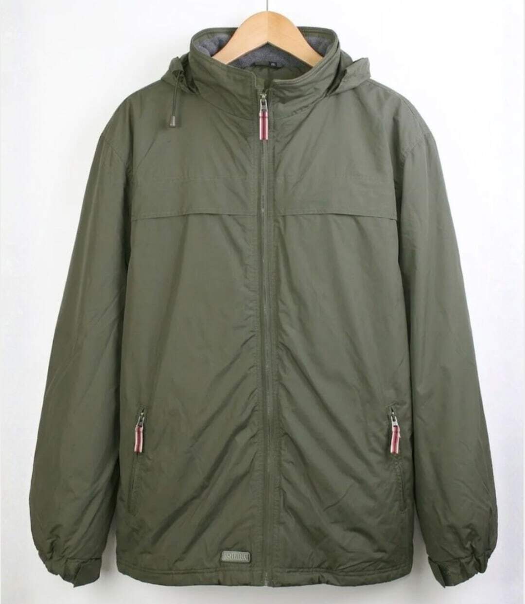 K-DRAN KH0070K — Blouson zippé grande taille kaki : aisance et protection légère-2