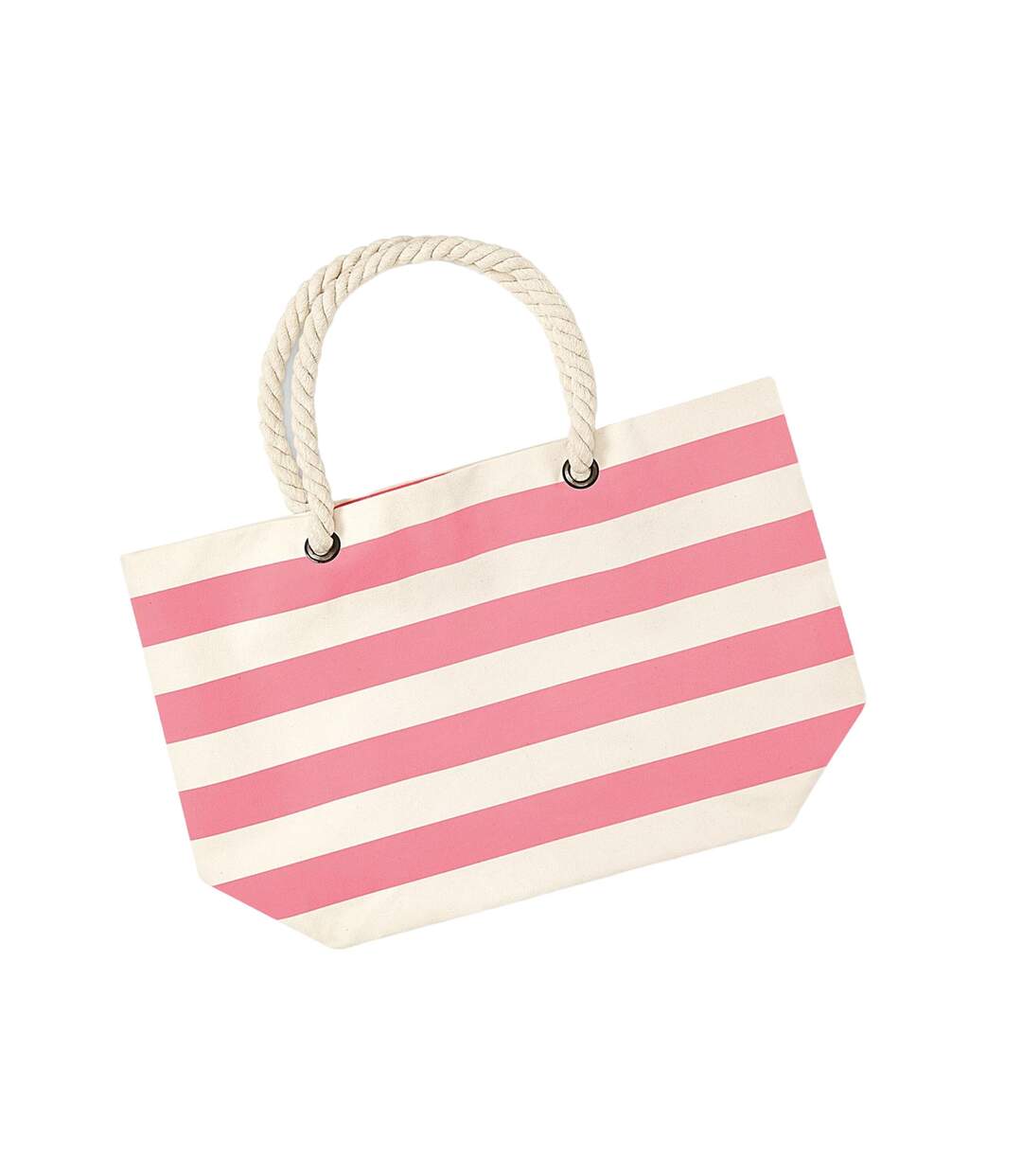 Tote Bag Boardwalk Taille Unique Beige Pâle Rose Westford Mill-2