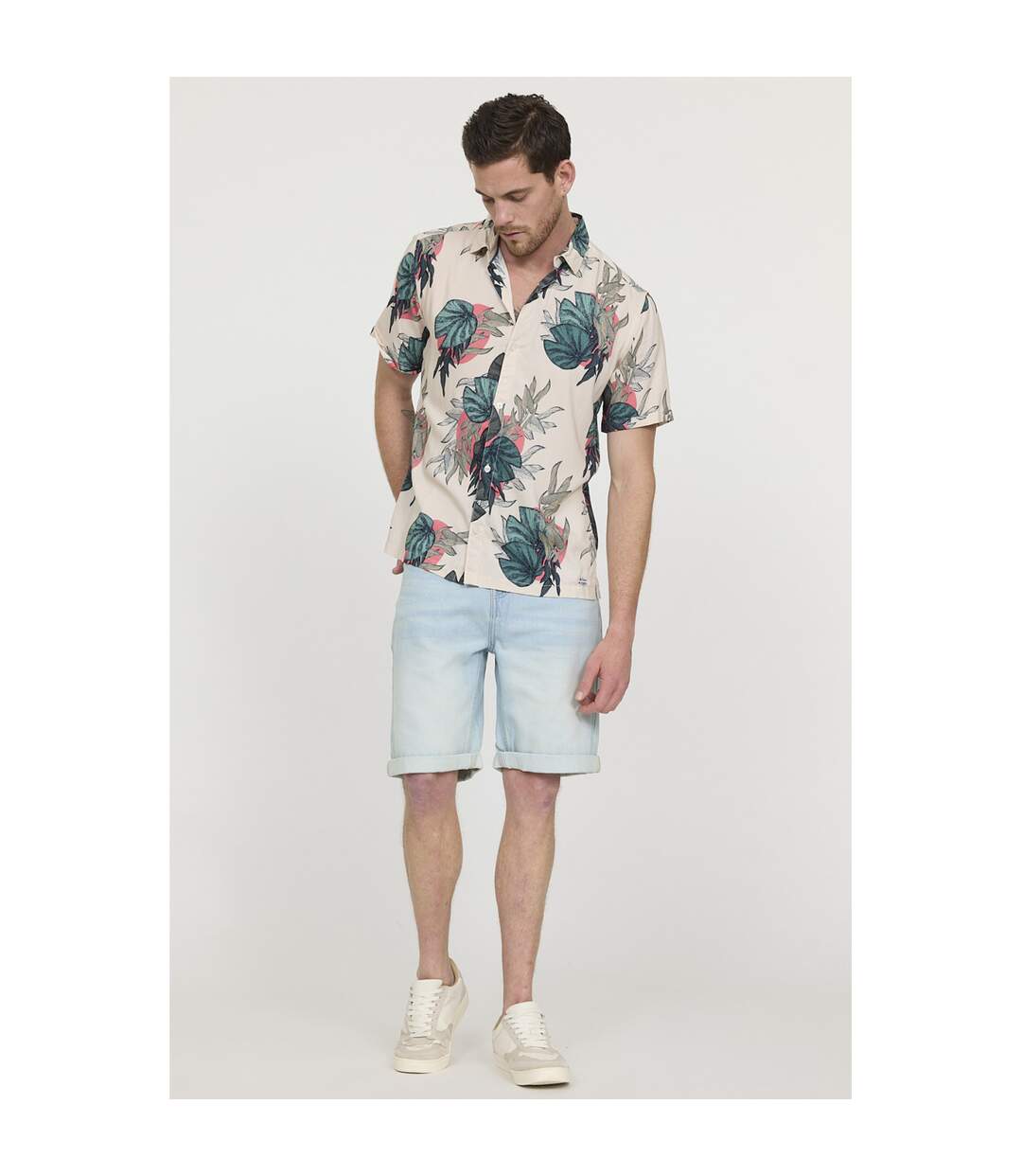 Chemise manches courtes coton relaxed DORIZO-4