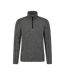 Mens idris ii half zip fleece top grey Mountain Warehouse