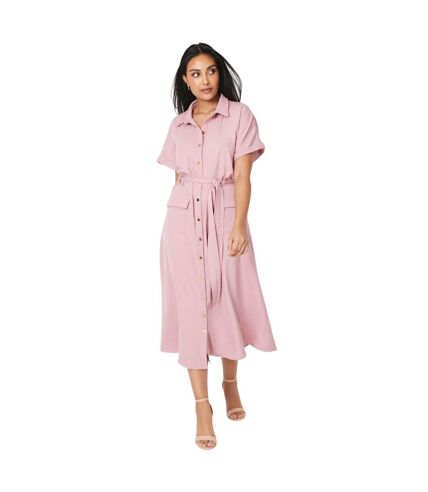 Robe chemisier femme rose blush Principles