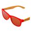 Lunettes de soleil rouge & bois homme cairn hypop-2