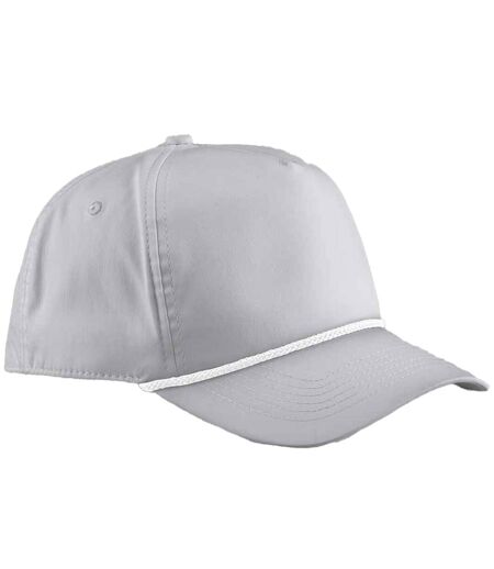 Coolmax Baseball Cap Light Grey White Beechfield