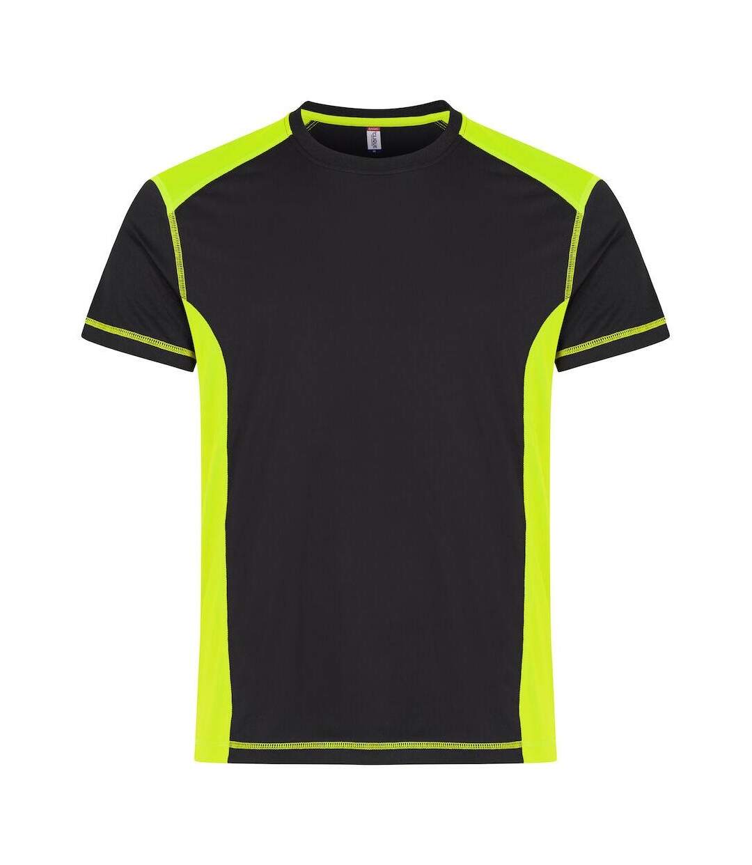 T-shirt Ambition Homme Jaune Fluo Clique-1