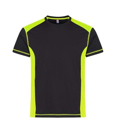 T-shirt Ambition Homme Jaune Fluo Clique