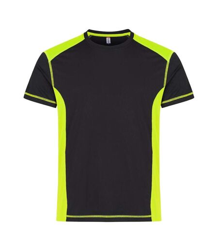 T-shirt Ambition Homme Jaune Fluo Clique
