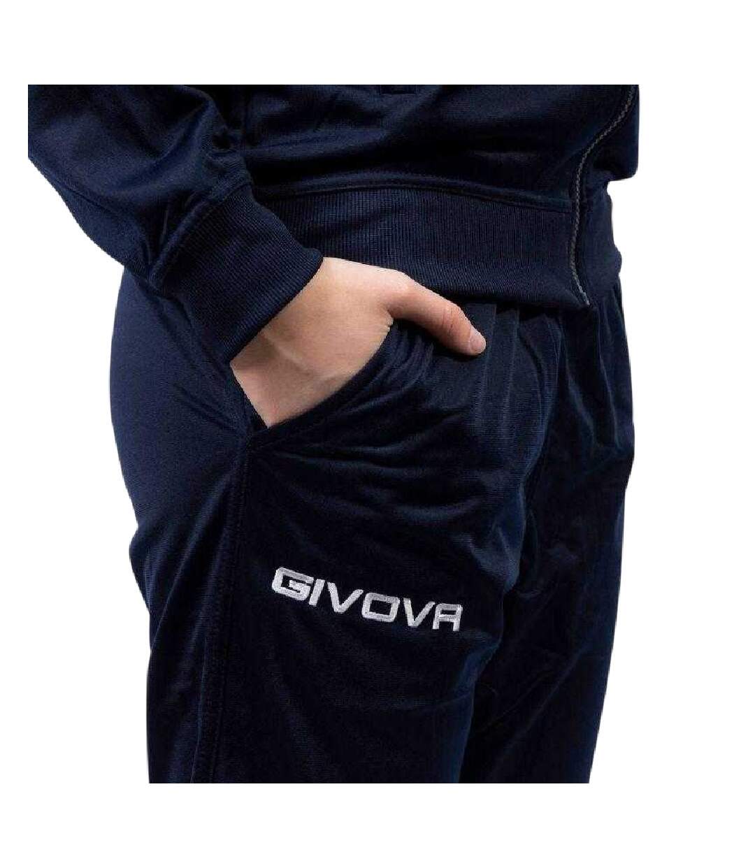 Ensemble Ensemble De Survêtement Tuta Revolution Homme Blanc Bleu Marine Foncé Givova-3
