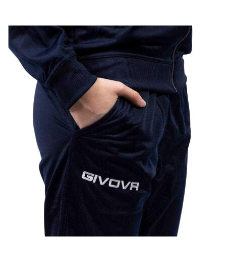 Ensemble Ensemble De Survêtement Tuta Revolution Homme Blanc Bleu Marine Foncé Givova
