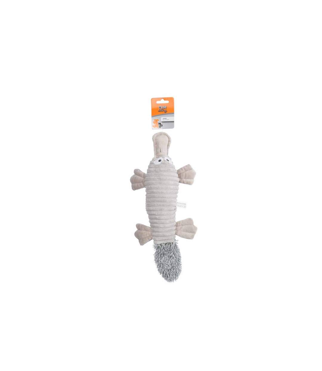 Peluche pour Chien Ornithorynque 38cm Gris-2