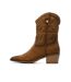 Santiags basses camel femme xti 144307-1