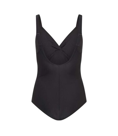 Maillot De Bain 1 Pièce Uni Style Natation Femme Noir Speedo