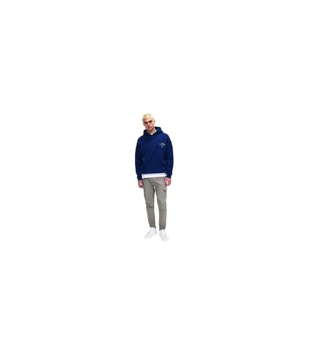 Mens Club Hoodie Navy White Capo
